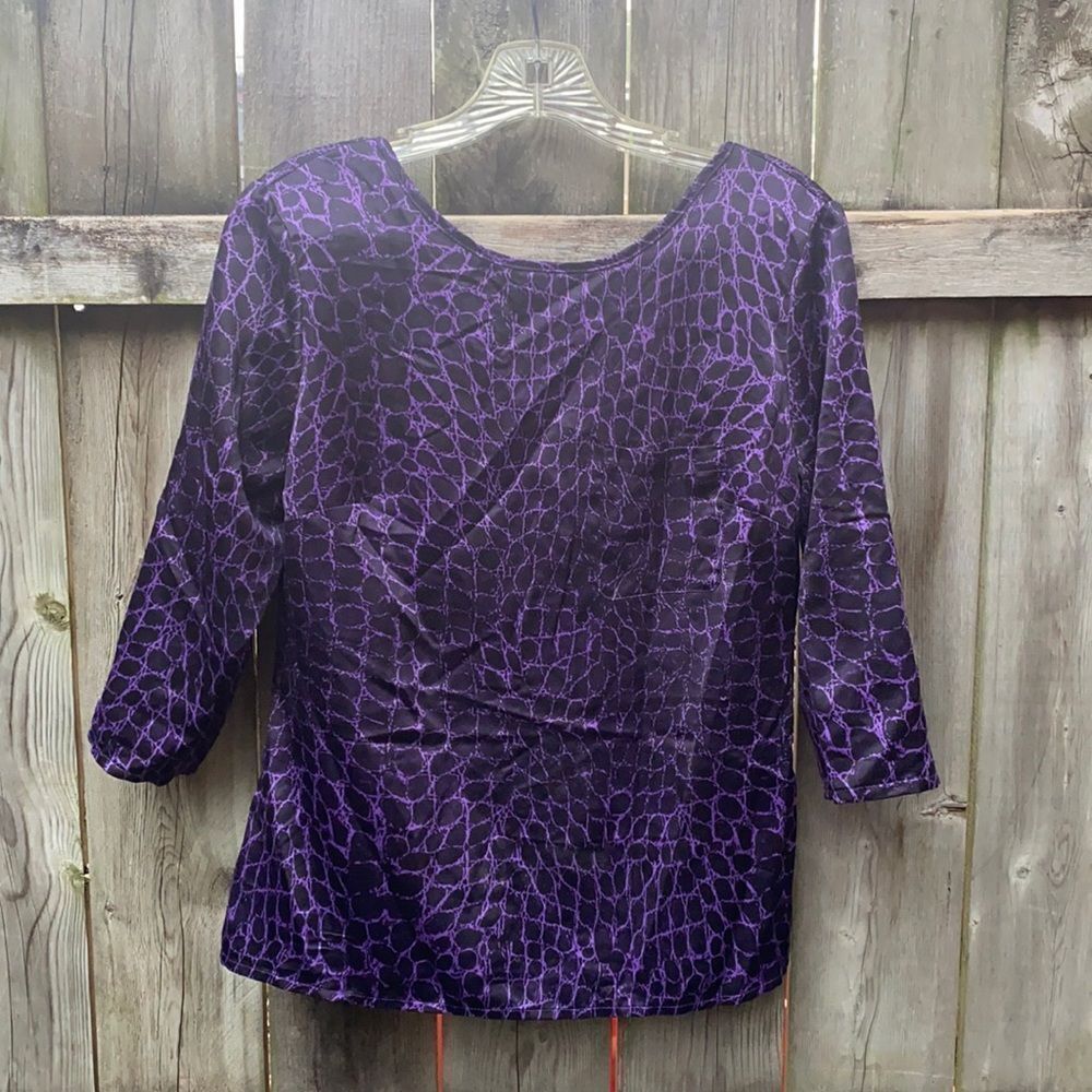 Ana marble print top sz. S